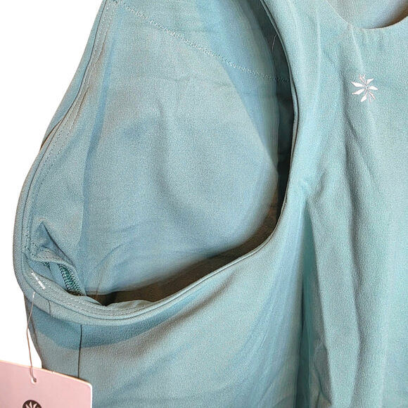 Purpose Crop Sports Bra Top D DD Large Green Racer Back Pullover Active Yoga - Picture 5 of 9